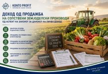Доход од продажба на сопствени земјоделски производи од аспект на ЗДЛД