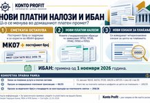 Нови платни налози, ознаки на трансакциски сметки и шифри на плаќање